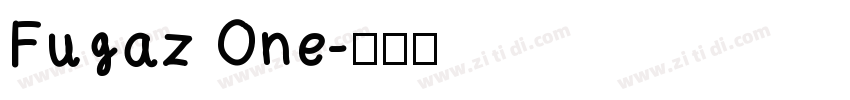 Fugaz One字体转换